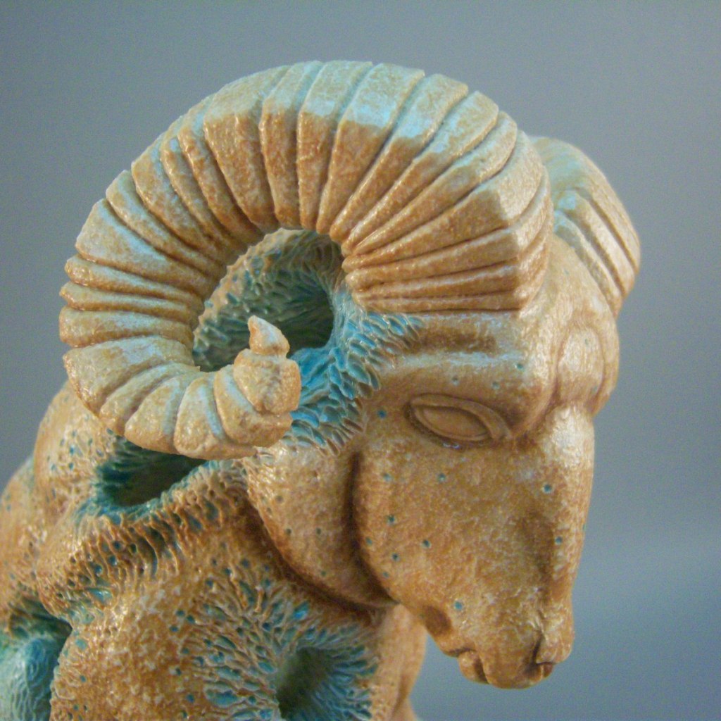 bighorn ram sculpture