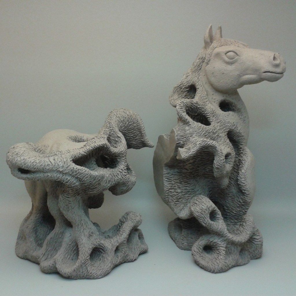 horse bookends sculpture